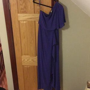 Gorgeous purple long dress BCBG